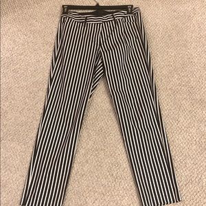 Worthington ankle black and white pants